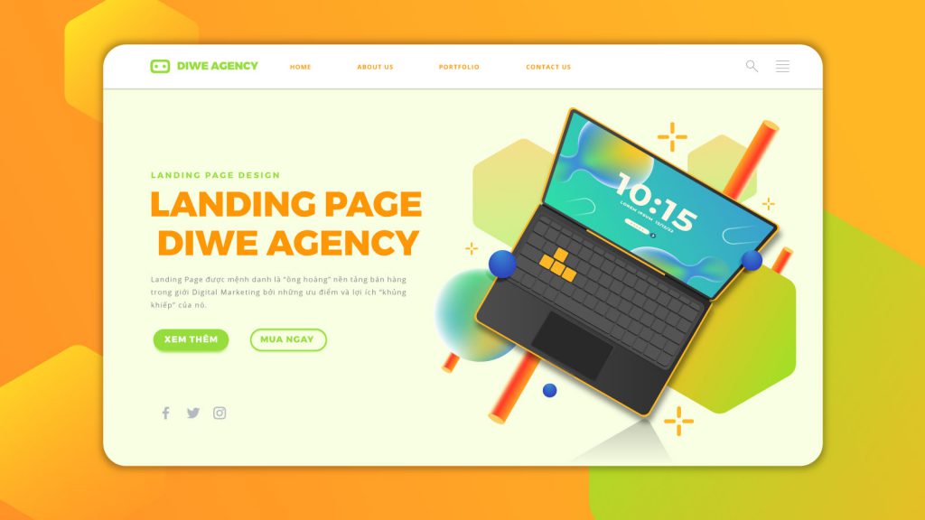 Landing page giai phap ban hang